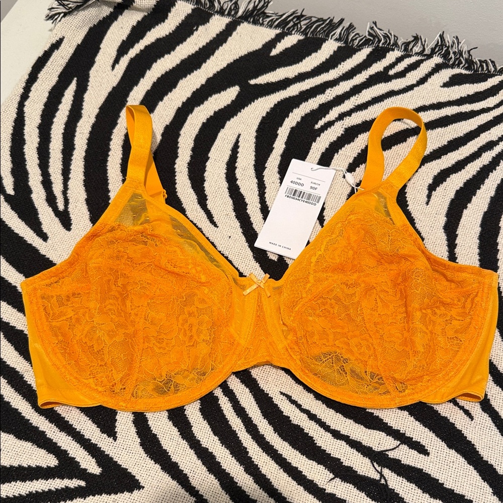 NWT Lace Underwire HSIA Bra 40DDD Optimal Lift Comfortable Breathable No Pads - Picture 4 of 11